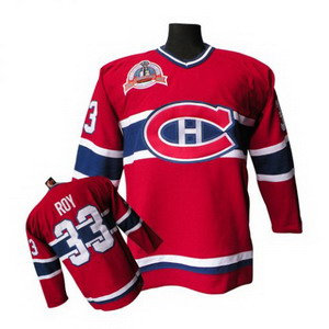 NHL Montreal Canadiens #33 Roy M&N Red Jersey NHL Montreal Canadiens #33 Roy M&N Red Jersey