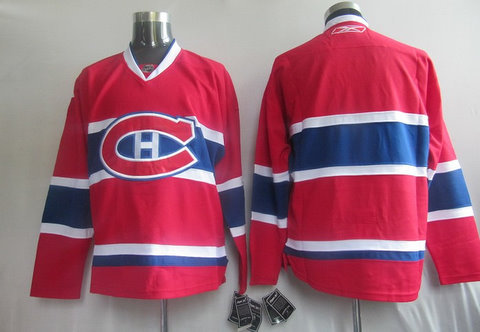 NHL Montreal Canadiens BLANK RED jerseys NHL Montreal Canadiens BLANK RED jerseys