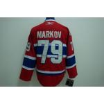 Montreal Canadians #79 MARKOV red Montreal Canadians #79 MARKOV red
