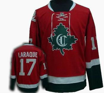 Montreal Canadiens #17 Georges Laraque Stitched Replithentic Red green NEW CD Montreal Canadiens #17 Georges Laraque Stitched Replithentic Red green NEW CD