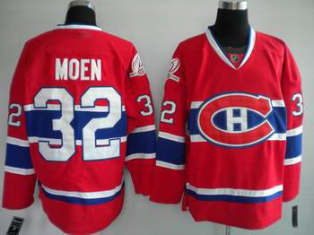 Montreal Canadiens #32 Travis Moen Stitched Replithentic New CH Red Jersey Montreal Canadiens #32 Travis Moen Stitched Replithentic New CH Red Jersey