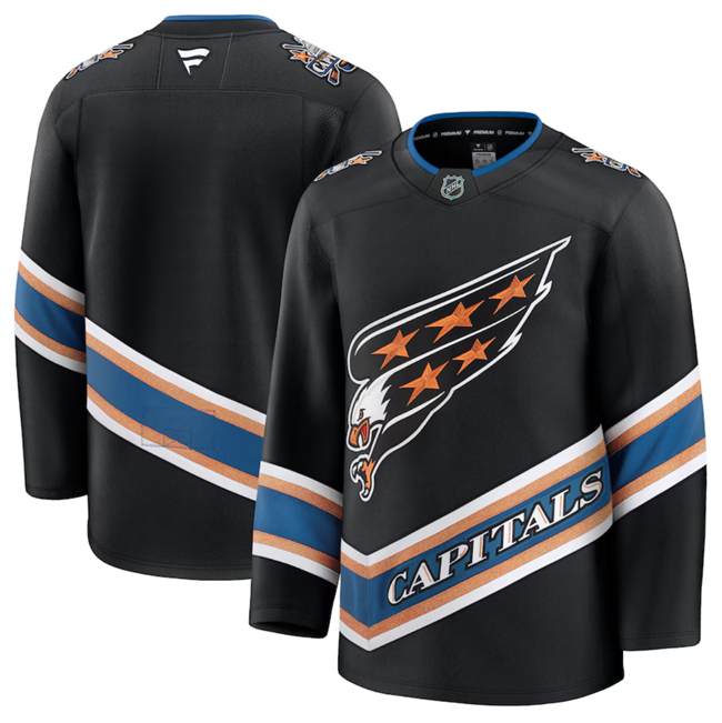 Men's Washington Capitals Blank Black 2024-25 Alternate Stitched Hockey Jersey Men's Washington Capitals Blank Black 2024-25 Alternate Stitched Hockey Jersey