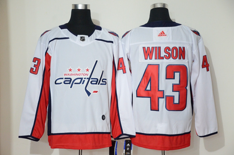 Capitals 43 Tom Wilson White Adidas Jersey Capitals 43 Tom Wilson White Adidas Jersey