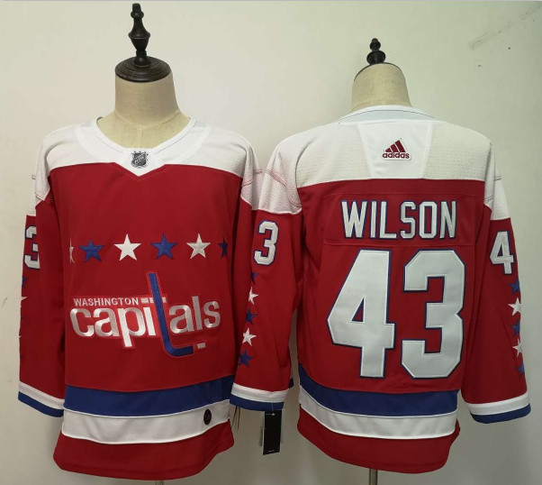 Capitals 43 Tom Wilson Red Adidas Jersey Capitals 43 Tom Wilson Red Adidas Jersey