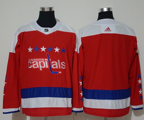 Adidas Capitals Blank Red Alternate Authentic Stitched NHL Jersey Adidas Capitals Blank Red Alternate Authentic Stitched NHL Jersey