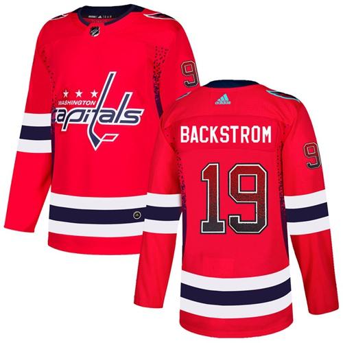 Adidas Capitals #19 Nicklas Backstrom Red Home Authentic Drift Fashion Stitched NHL Jersey Adidas Capitals #19 Nicklas Backstrom Red Home Authentic Drift Fashion Stitched NHL Jersey