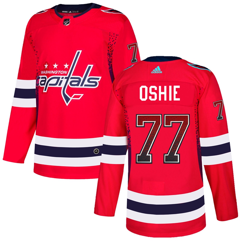 Capitals 77 T.J. Oshie Red Drift Fashion Adidas Jersey Capitals 77 T.J. Oshie Red Drift Fashion Adidas Jersey