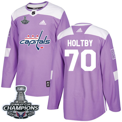 Adidas Capitals #70 Braden Holtby Purple Authentic Fights Cancer Stanley Cup Final Champions Stitched NHL Jersey Adidas Capitals #70 Braden Holtby Purple Authentic Fights Cancer Stanley Cup Final Champions Stitched NHL Jersey