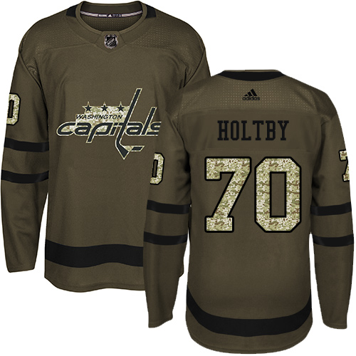 Adidas Capitals #70 Braden Holtby Green Salute to Service Stitched NHL Jersey Adidas Capitals #70 Braden Holtby Green Salute to Service Stitched NHL Jersey