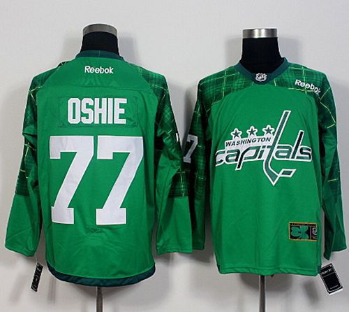 Capitals #77 T.J Oshie Green St. Patrick's Day New Stitched NHL Jersey Capitals #77 T.J Oshie Green St. Patrick's Day New Stitched NHL Jersey