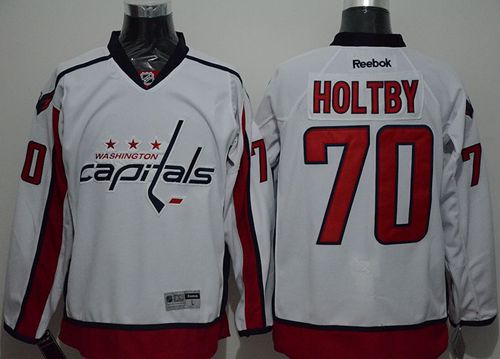 Capitals #70 Braden Holtby White Stitched NHL Jersey Capitals #70 Braden Holtby White Stitched NHL Jersey
