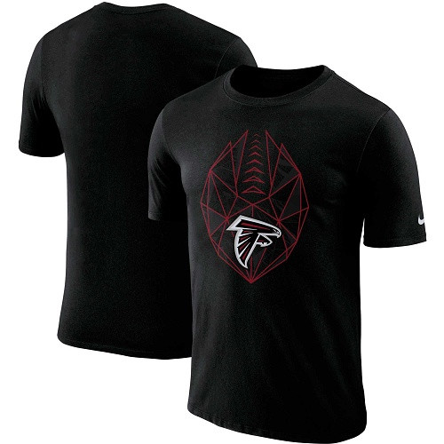 Men's Atlanta Falcons Nike Black Fan Gear Icon Performance T-Shirt Men's Atlanta Falcons Nike Black Fan Gear Icon Performance T-Shirt