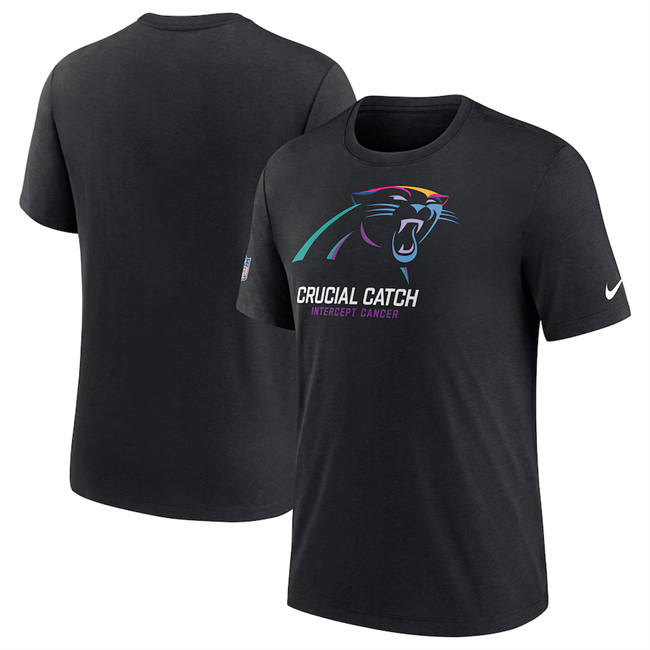 Men's Carolina Panthers Black 2024 Crucial Catch T-Shirt Men's Carolina Panthers Black 2024 Crucial Catch T-Shirt