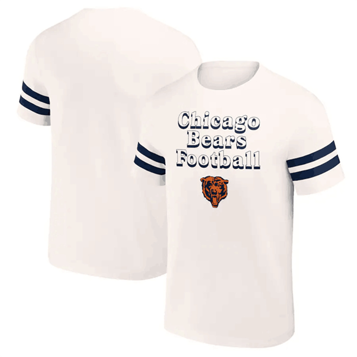 Men's Chicago Bears Cream X Darius Rucker Collection Vintage T-Shirt Men's Chicago Bears Cream X Darius Rucker Collection Vintage T-Shirt