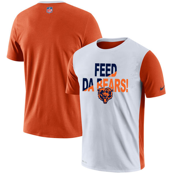 Chicago Bears Nike Performance T-Shirt White Chicago Bears Nike Performance T-Shirt White