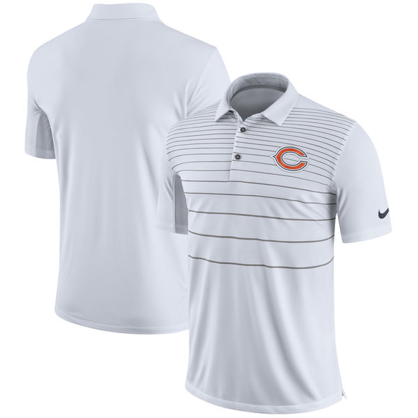 Men's Chicago Bears Nike White Early Season Polo