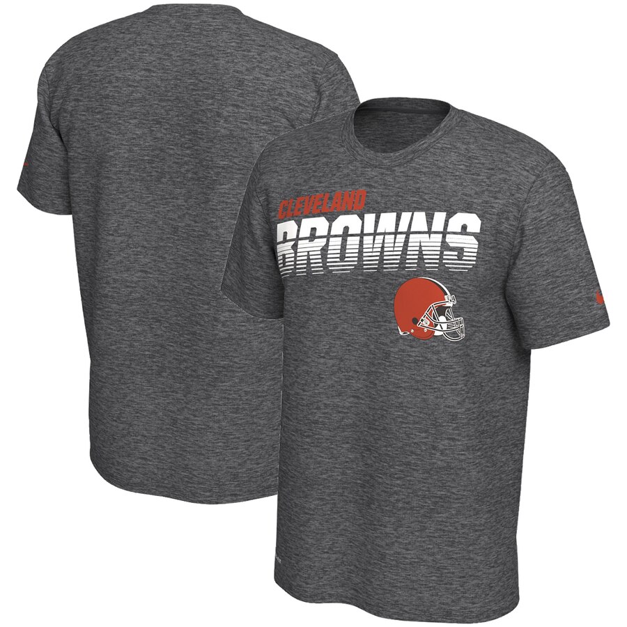 Cleveland Browns Nike Sideline Line Of Scrimmage Legend Performance T-Shirt Heathered Gray Cleveland Browns Nike Sideline Line Of Scrimmage Legend Performance T-Shirt Heathered Gray