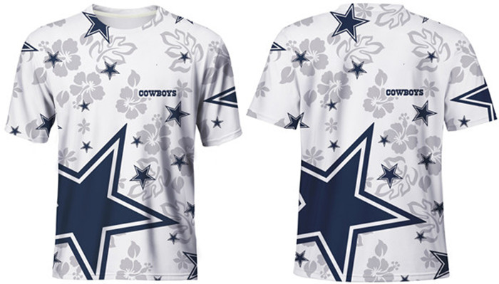 Men's Dallas Cowboys White T-Shirt Men's Dallas Cowboys White T-Shirt