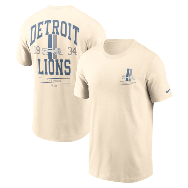 Men's Detroit Lions Natural Freestyle Essential T-Shirt