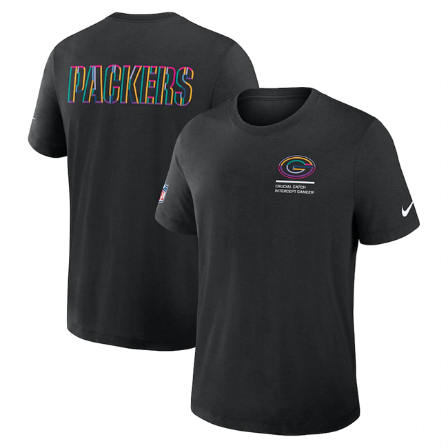 Men's Green Bay Packers Black 2025 Crucial Catch Tri-Blend Dri-FIT T-Shirt Men's Green Bay Packers Black 2025 Crucial Catch Tri-Blend Dri-FIT T-Shirt