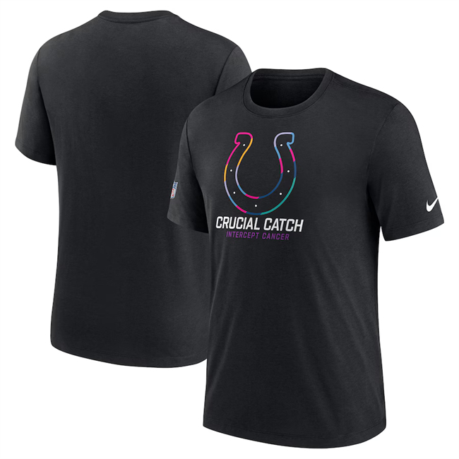 Men's Indianapolis Colts Black 2024 Crucial Catch T-Shirt Men's Indianapolis Colts Black 2024 Crucial Catch T-Shirt