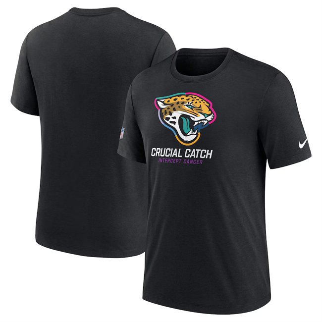Men's Jacksonville Jaguars Black 2024 Crucial Catch T-Shirt Men's Jacksonville Jaguars Black 2024 Crucial Catch T-Shirt