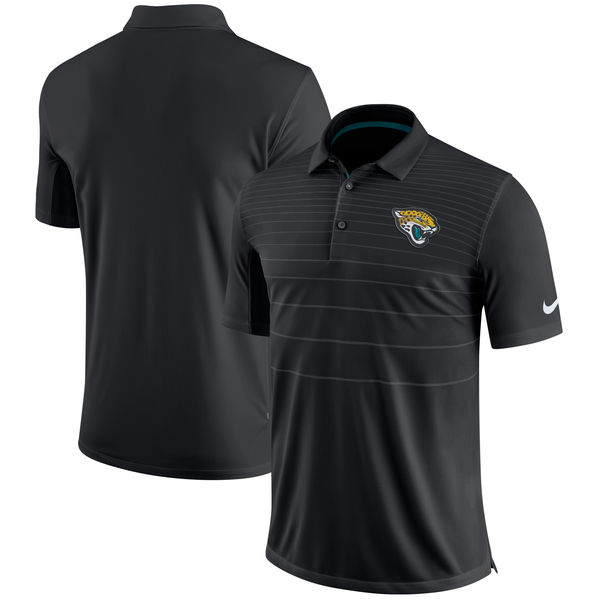 Men's Jacksonville Jaguars Nike Black Early Season Polo Men's Jacksonville Jaguars Nike Black Early Season Polo