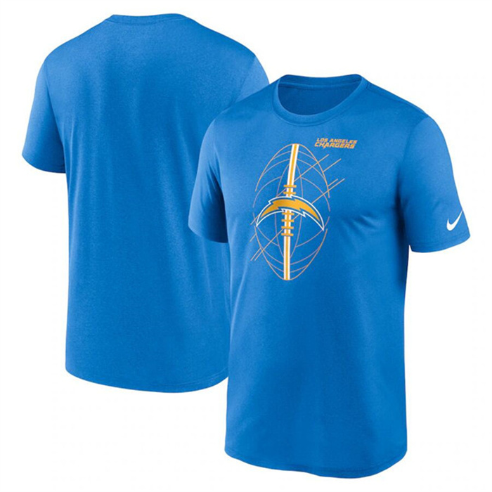 Men's Los Angeles Chargers Blue Legend Icon Performance T-Shirt Men's Los Angeles Chargers Blue Legend Icon Performance T-Shirt
