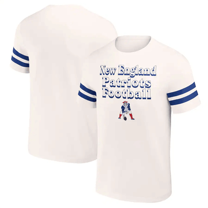 Men's New England Patriots Cream X Darius Rucker Collection Vintage T-Shirt Men's New England Patriots Cream X Darius Rucker Collection Vintage T-Shirt