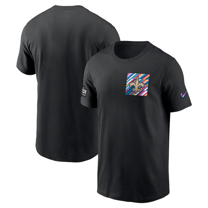 Men's New Orleans Saints Black 2023 Crucial Catch Sideline Tri-Blend T-Shirt Men's New Orleans Saints Black 2023 Crucial Catch Sideline Tri-Blend T-Shirt