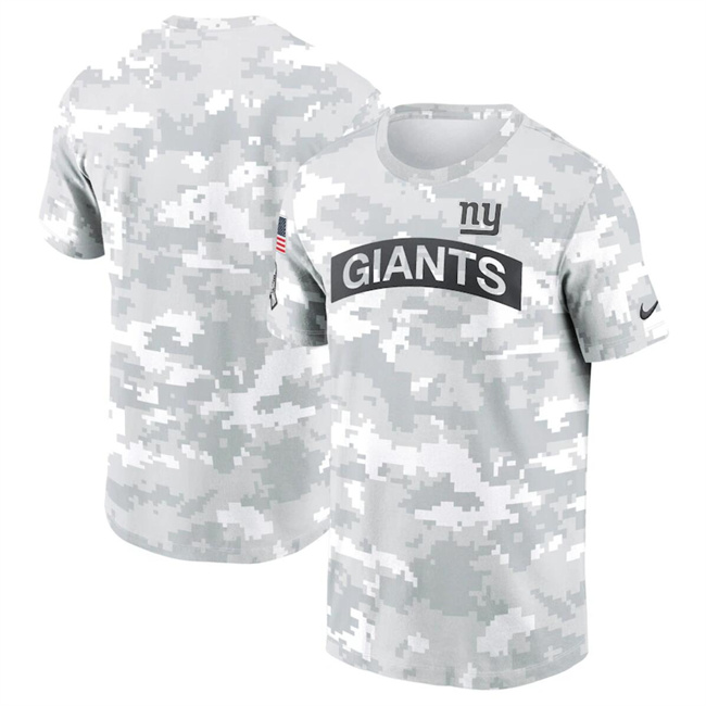 Men's New York Giants 2024 Arctic Camo Salute To Service Performance T-Shirt Men's New York Giants 2024 Arctic Camo Salute To Service Performance T-Shirt