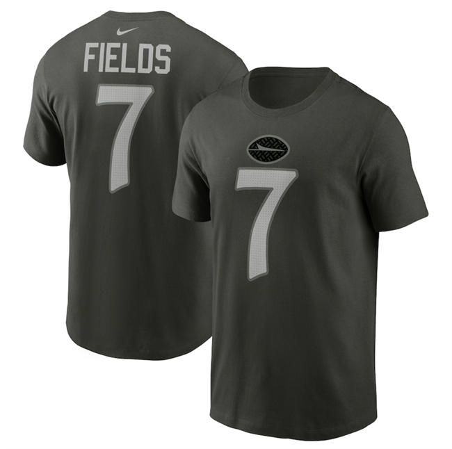 Men's New York Jets #7 Justin Fields Gotham Green 2025 Rivalries Collection Player Name & Number T-Shirt Men's New York Jets #7 Justin Fields Gotham Green 2025 Rivalries Collection Player Name & Number T-Shirt