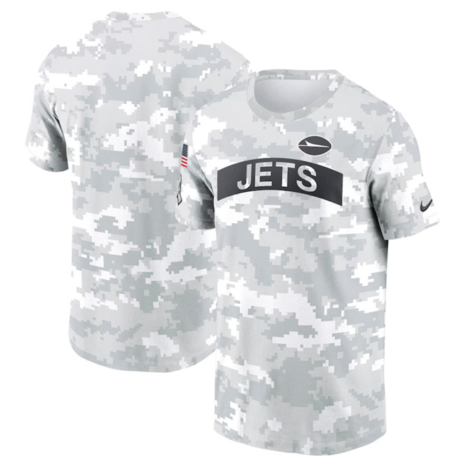 Men's New York Jets 2024 Arctic Camo Salute To Service Performance T-Shirt Men's New York Jets 2024 Arctic Camo Salute To Service Performance T-Shirt
