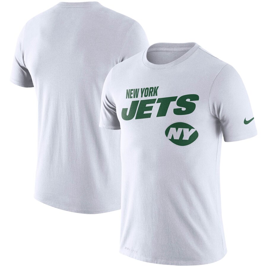 New York Jets Nike Sideline Line Of Scrimmage Legend Performance T-Shirt White New York Jets Nike Sideline Line Of Scrimmage Legend Performance T-Shirt White