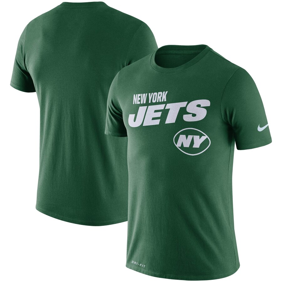 New York Jets Nike Sideline Line Of Scrimmage Legend Performance T-Shirt Green New York Jets Nike Sideline Line Of Scrimmage Legend Performance T-Shirt Green