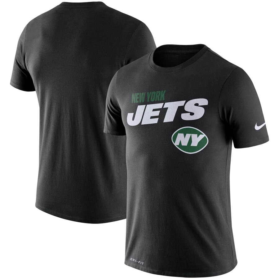 New York Jets Nike Sideline Line Of Scrimmage Legend Performance T-Shirt Black New York Jets Nike Sideline Line Of Scrimmage Legend Performance T-Shirt Black