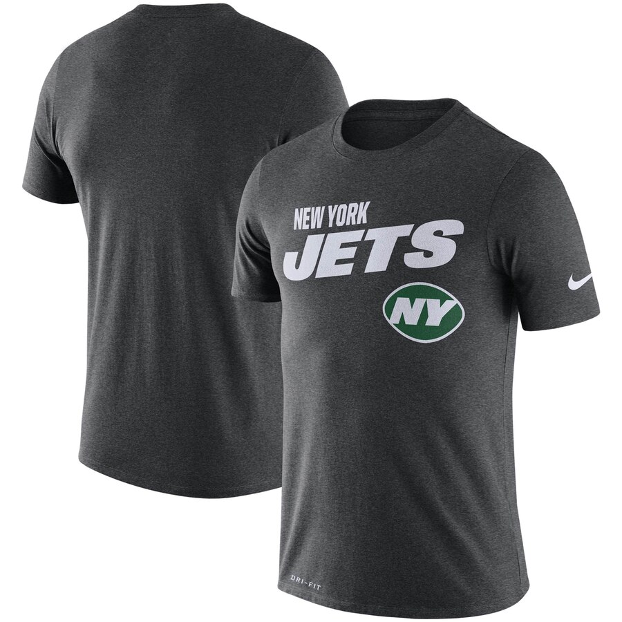 New York Jets Nike Sideline Line Of Scrimmage Legend Performance T-Shirt Gray New York Jets Nike Sideline Line Of Scrimmage Legend Performance T-Shirt Gray