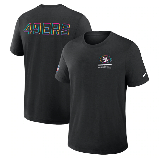 Men's San Francisco 49ers Black 2025 Crucial Catch Tri-Blend Dri-FIT T-Shirt Men's San Francisco 49ers Black 2025 Crucial Catch Tri-Blend Dri-FIT T-Shirt