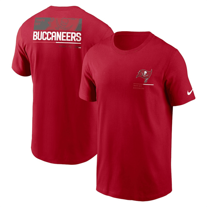 Men's Tampa Bay Buccaneers Red Team Incline T-Shirt Men's Tampa Bay Buccaneers Red Team Incline T-Shirt