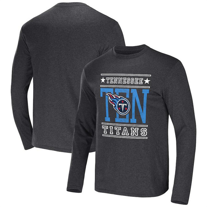 Men's Tennessee Titans Heathered Charcoal X Darius Rucker Collection Long Sleeve T-Shirt Men's Tennessee Titans Heathered Charcoal X Darius Rucker Collection Long Sleeve T-Shirt