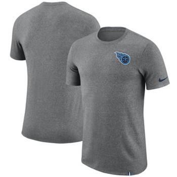 Tennessee Titans Nike Marled Patch T-Shirt - Heathered Gray Tennessee Titans Nike Marled Patch T-Shirt - Heathered Gray