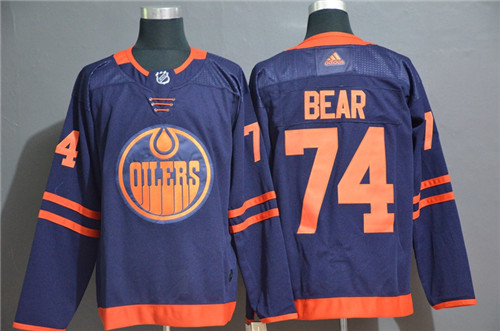 Oilers 74 Ethan Bear Navy Adidas Jersey Oilers 74 Ethan Bear Navy Adidas Jersey