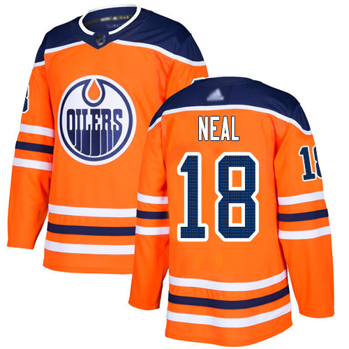 Oilers #18 James Neal Orange Home Authentic Stitched Hockey Jersey Oilers #18 James Neal Orange Home Authentic Stitched Hockey Jersey