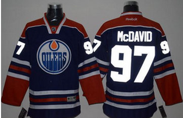 Edmonton Oilers #97 Connor McDavid Light Blue Reflective Version Stitched NHL Jersey Edmonton Oilers #97 Connor McDavid Light Blue Reflective Version Stitched NHL Jersey