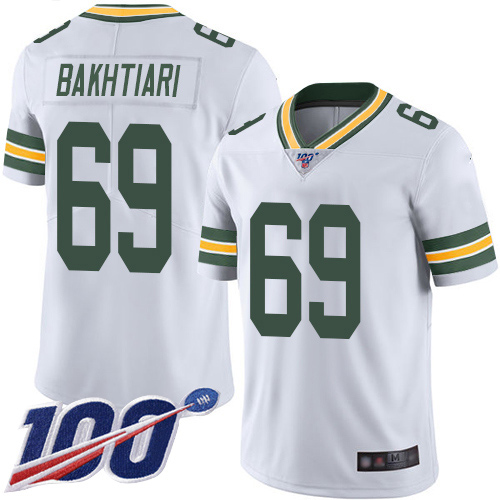 Packers #69 David Bakhtiari White Youth Stitched Football 100th Season Vapor Limited Jersey Packers #69 David Bakhtiari White Youth Stitched Football 100th Season Vapor Limited Jersey