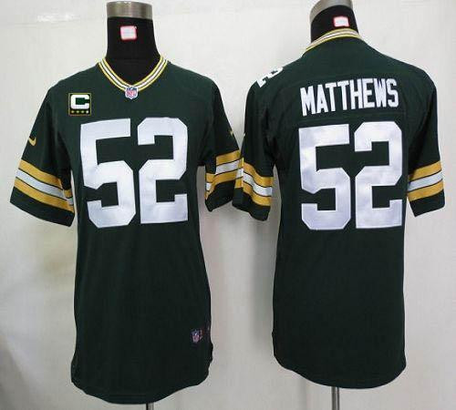 Nike Packers #52 Clay Matthews Green Team Color With C Patch Youth Stitched NFL Elite Jersey Nike Packers #52 Clay Matthews Green Team Color With C Patch Youth Stitched NFL Elite Jersey