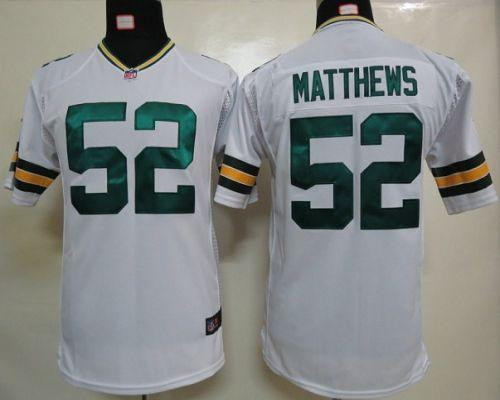 Nike Packers #52 Clay Matthews White Youth Stitched NFL Elite Jersey Nike Packers #52 Clay Matthews White Youth Stitched NFL Elite Jersey