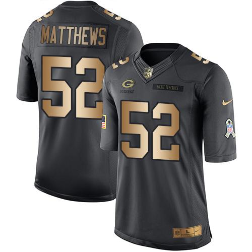 Nike Packers #87 Jordy Nelson Black Youth Stitched NFL Limited Gold Salute to Service Jersey