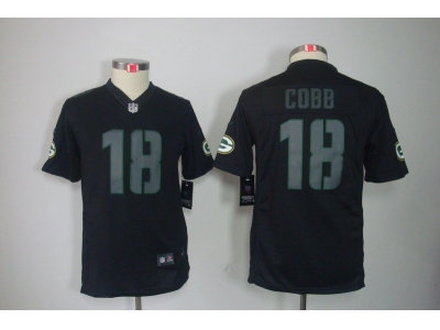 Youth NEW NFL Green Bay Packers 18 Randall Cobb Black Jerseys(Impact Limited) Youth NEW NFL Green Bay Packers 18 Randall Cobb Black Jerseys(Impact Limited)