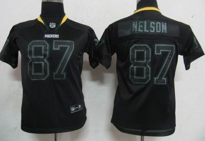 Youth NEW Green Bay Packers 87 Jordy Nelson Black Jerseys(Lights out) Youth NEW Green Bay Packers 87 Jordy Nelson Black Jerseys(Lights out)